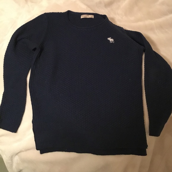 Abercrombie Kids Sweater 13/14 Blue/Silver Moose. 🌟🌟🌟HOST PICK 🌟🌟🌟 - Picture 3 of 5